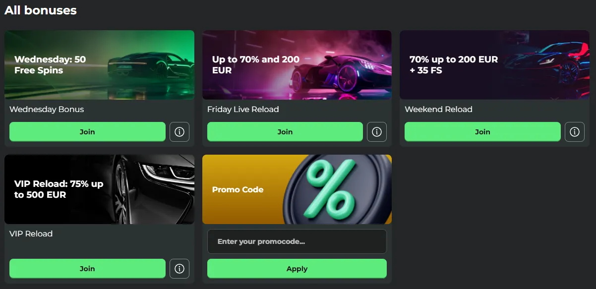 super-spin casino bonuses